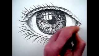 How To Draw A Realistic Eye [upl. by Severin]