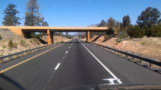 43 Miles to Flagstaff Arizona on Interstate 40 Westbound [upl. by Kenta]