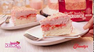 Friendlys Strawberry Krunch Cake [upl. by Swinton855]