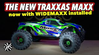 The NEW Traxxas MAXX with WideMAXX Unboxing and First Run [upl. by Ahtimat]