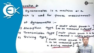 Dynamometer and Types of Dynamometers  Theory of Machine [upl. by Maggs515]