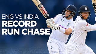 Bairstow amp Root 🆚 India  📺 Run Chase to Win IN FULL  ⏮️ England v India 2022 [upl. by Geneva440]