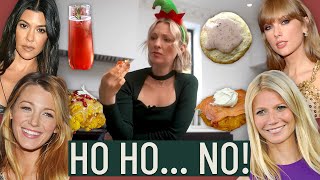 I Tried Celebrities Famous Holiday Recipes Surprisingly Delicious or Nasty AF [upl. by Junji]