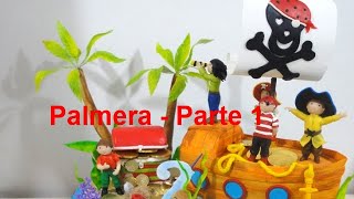 Palmera de Fondant  1a Parte [upl. by Rillings]