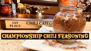 Championship Chili Seasoning Blend [upl. by Ardnossak]