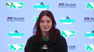 UND Volleyball  Olivia Edlund Weekly Press Conference  102824 [upl. by Boggs]