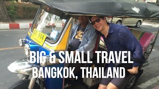 Big amp Small Travel Riding a TukTuk in Bangkok Thailand [upl. by Lsil]