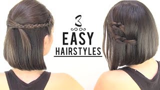 EASY HAIRSTYLES FOR SHORT HAIR [upl. by Amr700]