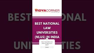 What Makes National Law Universities NLUs So Prestigious [upl. by Arluene421]