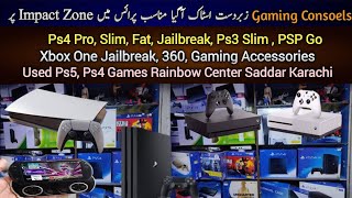 Ps4 Slim Jailbreak Ps3 Ps2 PSP Go Xbox One S 360 Games Price 2023 Rainbow Center Karachi Pakistan [upl. by Glantz]