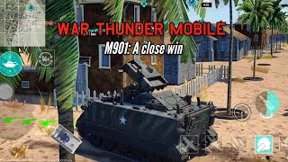 M901 A close win  War Thunder Mobile [upl. by Corbet541]