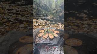 Doğal Taş Ocakta Palamut Izgara 🐟  cooking grilled bonito on a natural stone stove [upl. by Louanne]