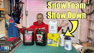 quotSnow Foam Showdownquot Karcher AutoGlym Stone Banks ProKleen amp DirtBusters [upl. by Aurelea]