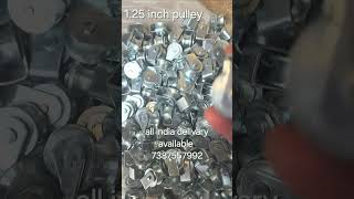 Small size pulley 1 inch 125 inch pulley fabricationwork slidinggate slidinggatemotors [upl. by Grove510]