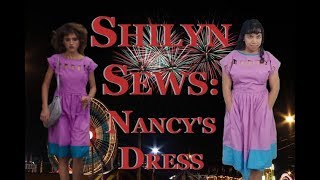 Dolman Sleeve Pattern aka Making Nancys Purple Cutout Dress from Stranger Things [upl. by Gayelord]