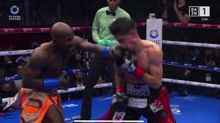 William Zepeda Knocked Down amp Survives in Split Decision win against Tevin Farmer [upl. by Henni]