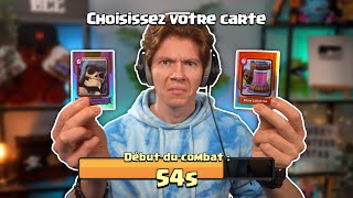 DÉFI DU TIRAGE avec des VRAIES CARTES CLASH ROYALE [upl. by Lorilee4]