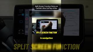 How to Use Split Screen Function on Carlinkit UltraMax CarPlay AI Box 2023 [upl. by Kenaz654]