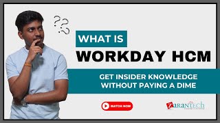 What is Workday HCM  ZaranTech [upl. by Airla]