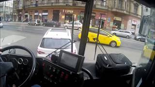 99es Busz BKV Ikarus Ik260 Cockpit View Budapest 2018 [upl. by Nimsaj27]