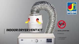 Indoor Dryer Vent Kit  Installation instructions Dundas Jafine [upl. by Bernt]