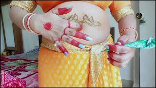 belly tattoo designs  Navel mehndi tattoo design  Khubsurat mehndi [upl. by Notwal799]