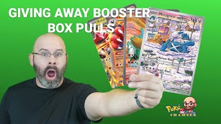 GIVEAWAY ALL BOOSTER BOX PULLS [upl. by Nnaoj]