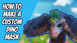 How To Turn A Dino Mask Into A Fursuit My First Mask  Tutorial [upl. by Lidda602]