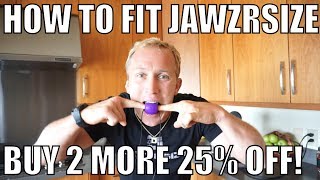 How to Fit Your Jawzrsize  Buy 2 More 20 OFF [upl. by Ahtivak656]