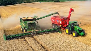 John Deere X9  1450  largest Combine Harvester  in 4K [upl. by Ramhaj]