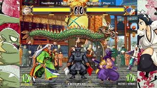 Samurai Shodown VI FT3 09212024  Toast Rider Sogetsu vs xm216x Yunfei [upl. by Aerbas]