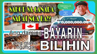 SAHOD SA CANADA 🇨🇦 SAPAT NGA BA  OFW CANADA  PINOY IN CANADA [upl. by Llednov]