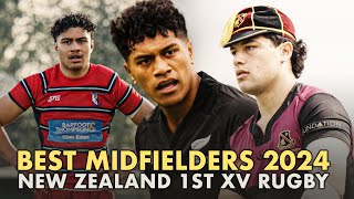 The best midfielders in New Zealand schoolboy rugby 2024 [upl. by Ingvar642]