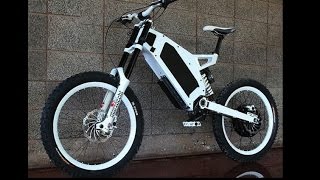 Stealth Bomber Electric Bike  Russian Countryside bashing Adaptto [upl. by Gregoor208]