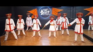 Shivaba Malhari  Ra Ra Ra Song Tanaji  Maay Bhavani  Kids Dance  The Art Studio [upl. by Ybor]