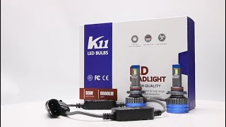 LED car H4 LED headlight H13 9004 9007 high power LED headlight bulb H7 H11 H9 headlight headlights [upl. by Reel]