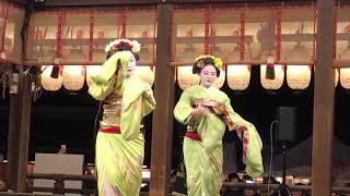 【祇園東】舞妓（Maiko）の奉納舞踊 東山花灯路 2019 [upl. by Amor]