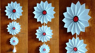 White Paper Craft ideas 2022  Easy amp Beautiful Wall Hanging  ROOM DECOR [upl. by Craw]