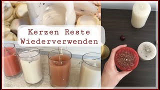 Kerzenreste wiederverwenden I DIY Kerzen gießen [upl. by Uohk157]