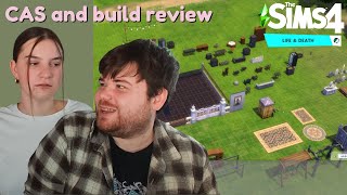 Life and Death CAS and build mode Review  The Sims 4 [upl. by Pooh]