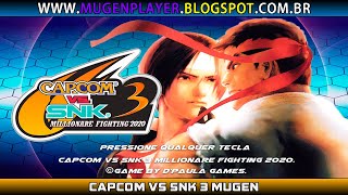 CAPCOM VS SNK 3 MILLIONARE FIGHTING MUGEN 2020 FULL HD 60 FPS [upl. by Lowis]