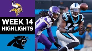 Vikings vs Panthers  NFL Week 14 Game Highlights [upl. by Erdnassak434]