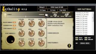 Lethality  Free Guitar Vst Instrument [upl. by Anaidni120]