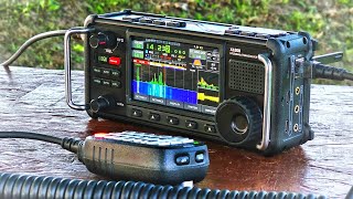 New XIEGU X6200  SDR Ultra Portable HF transceiver review comparison measurements [upl. by Harrat]