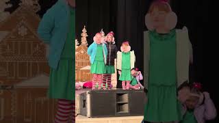 ADLEYS CHRiSTMAS SiNGiNG 🎶 adley amp her friends sing a christmas carol in the holiday play [upl. by Emse]