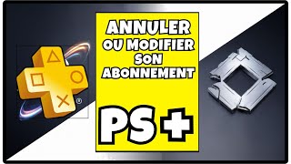 Comment CHANGER votre abonnement PLAYSTATION PLUS ou ANNULER labonnement [upl. by Sayres481]