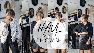 HAUL amp TRY ON CHICWISH [upl. by Prady]