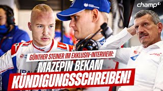 Günther Steiner über MazepinAus „Rechtlich konnte ich nicht anrufen“  EXKLUSIVINTERVIEW [upl. by Niamjneb478]