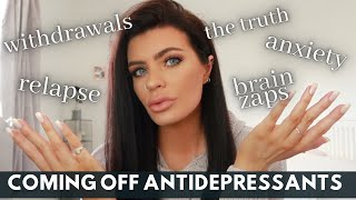 Coming Off AntiDepressants 💊😵‍💫  My Experience [upl. by Naols]