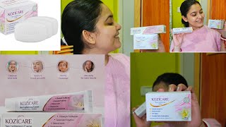 Darkspot Cream।Kozicare Skin Whitening Cream Review।amp How to use [upl. by Bussy]